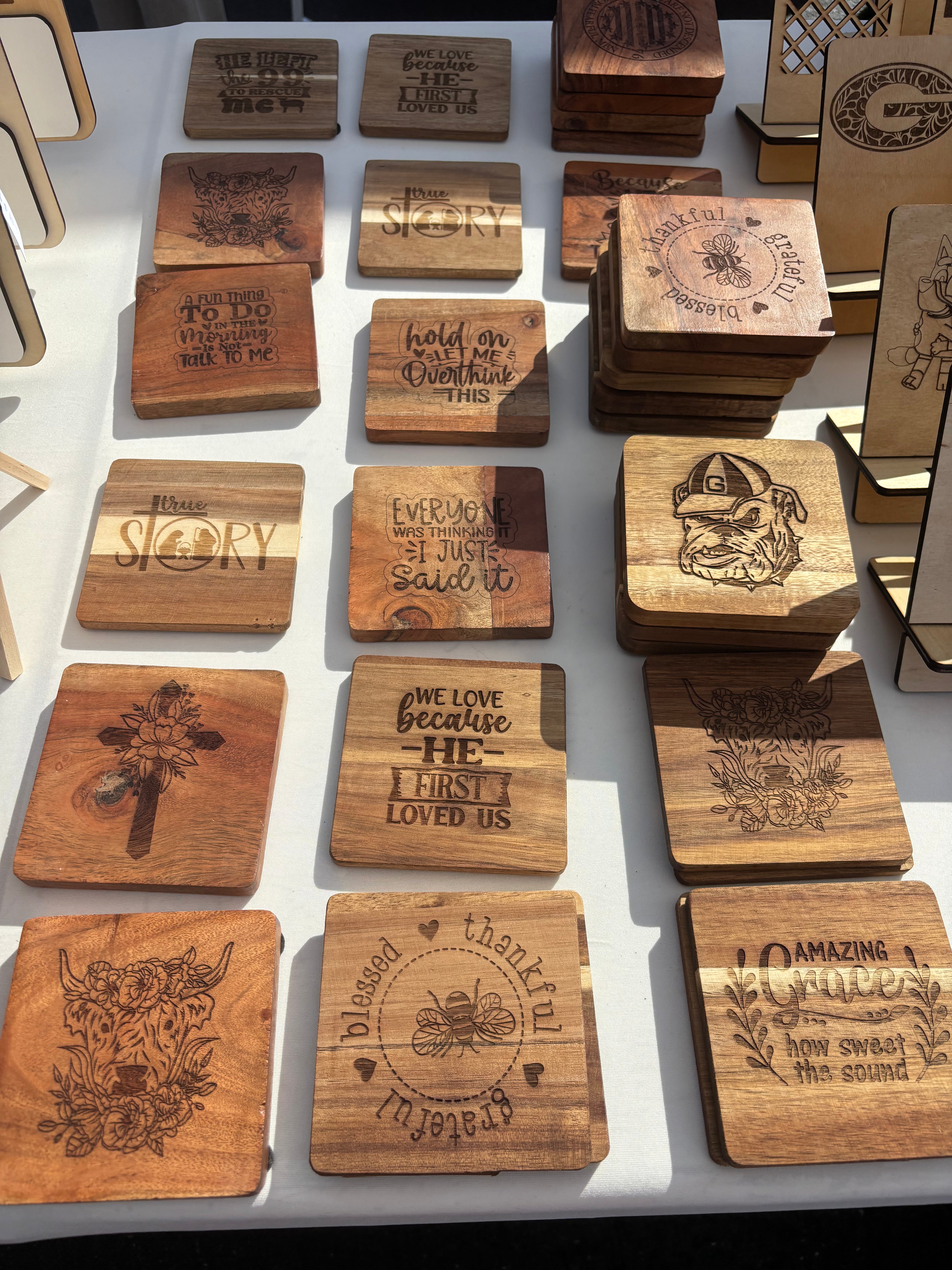 Custom Wooden Coasters