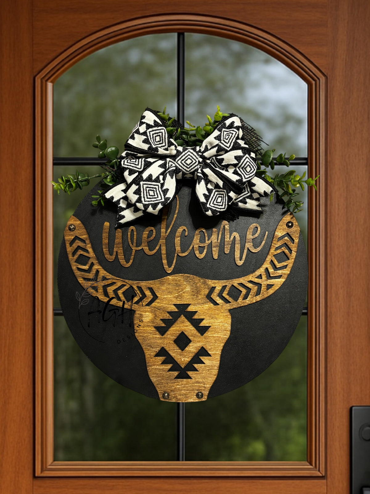 Western Style Steer Door Hanger