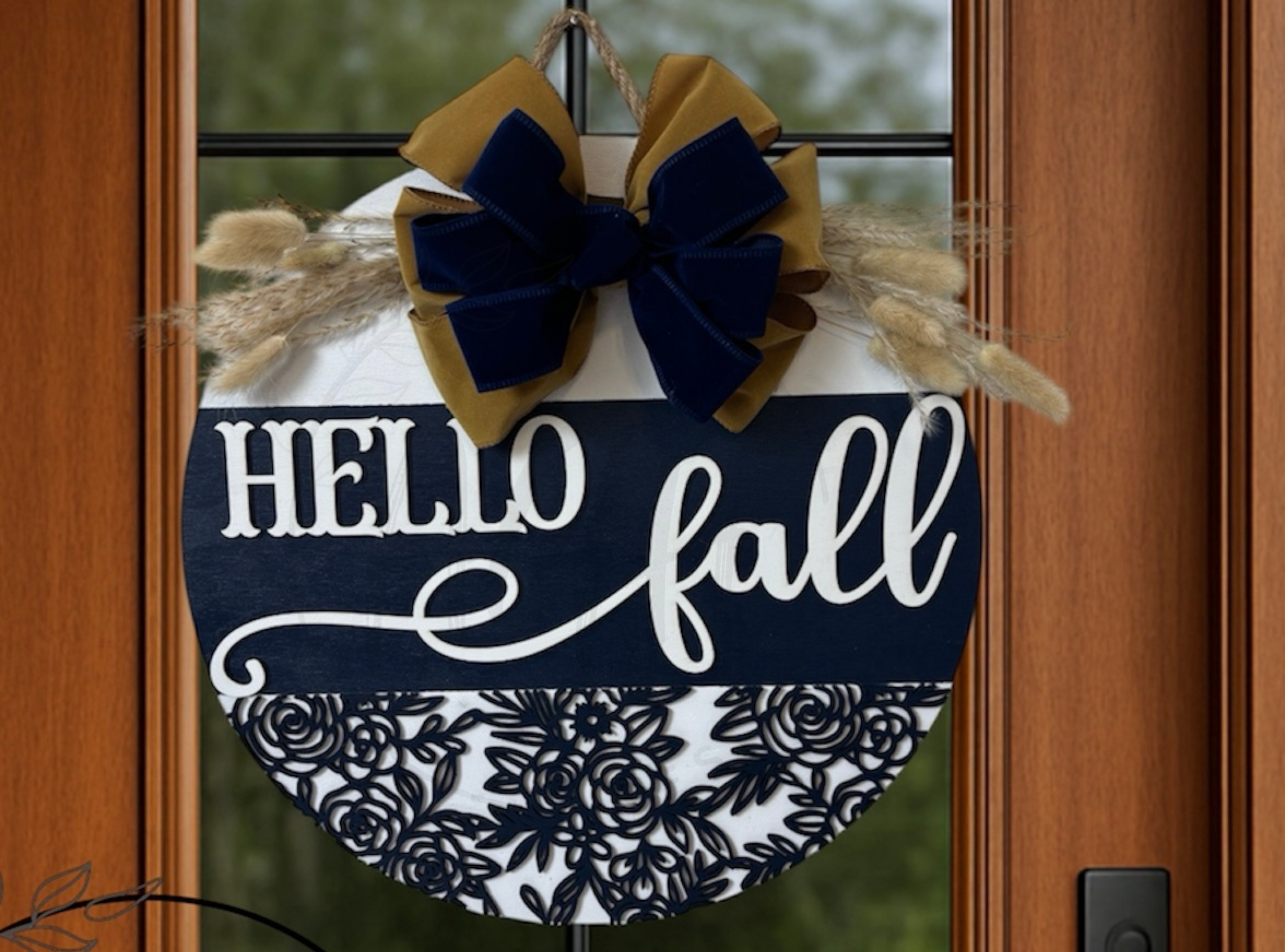 15" Hello Fall Door Hanger